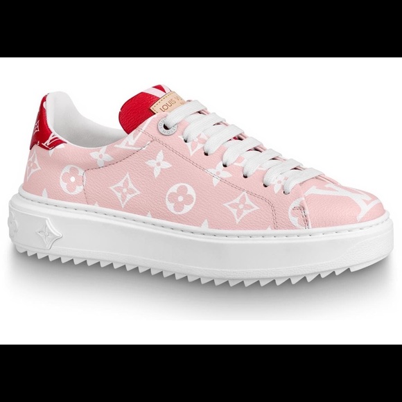 Women’s pink sneakers size 6 - Picture 3 of 7